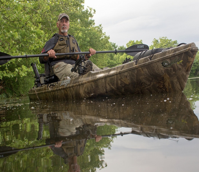 Sneak up on fish in silence, and now be invisible. Photos: Courtesy Jackson Kayak