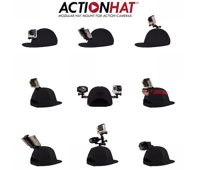 With the ActionHat you can show the world your POV footage easier and with more style than ever. Photo: Courtesy ActionHat