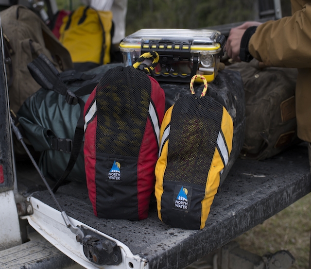 canoeing using north face flash flood backpack use Gear Review: North Water Pro Throw Bags