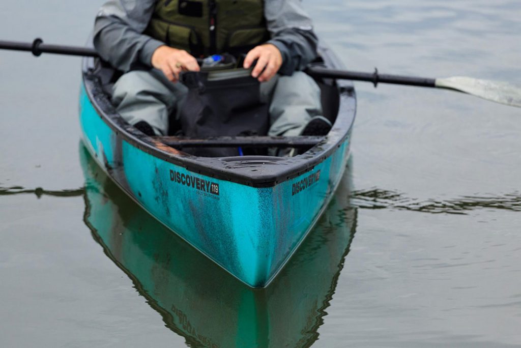 Old Town Discovery 119 Solo Sportsman Hybrid Review Kayak Angler