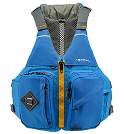 Ronny Fischer kayak fishing life jacket from Astral Designs