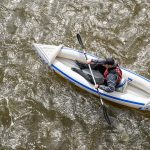 With a lightweight design and efficient hull shape, the Sea Eagle 370 is easy to handle for paddlers of all abilities. | Photo: Colin Field