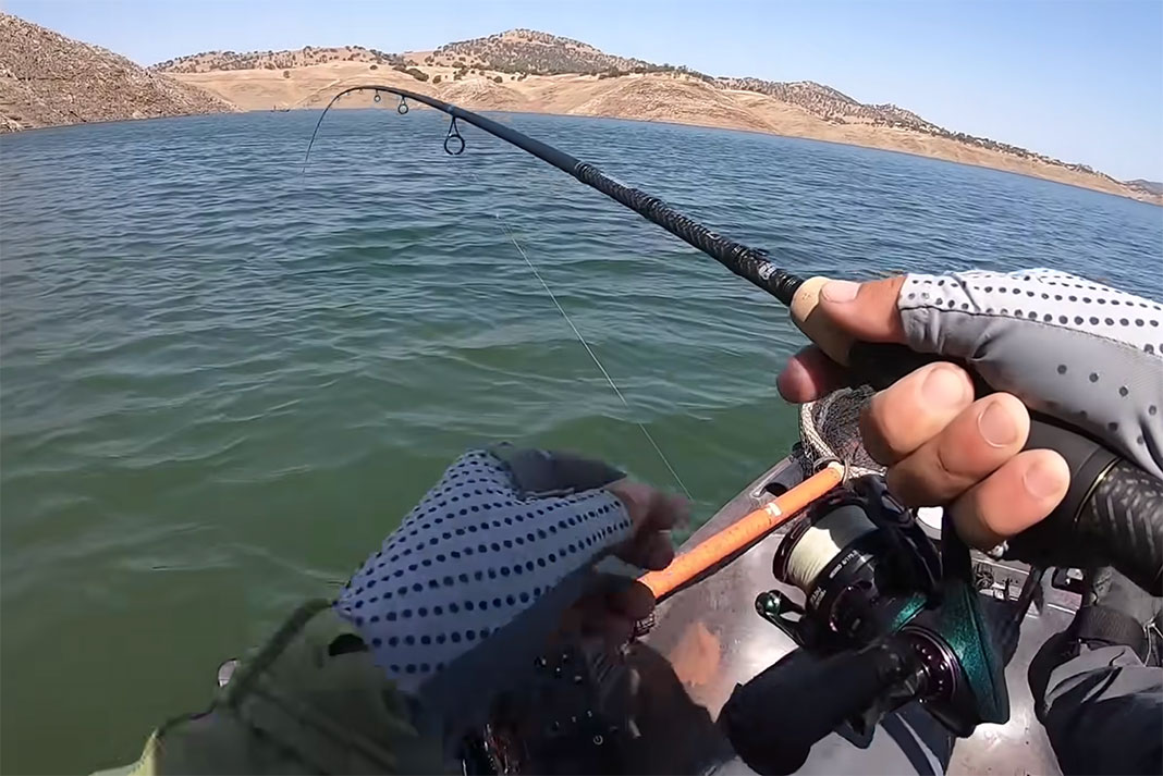 Greg Blanchard fishes Lake McClure during the California drought