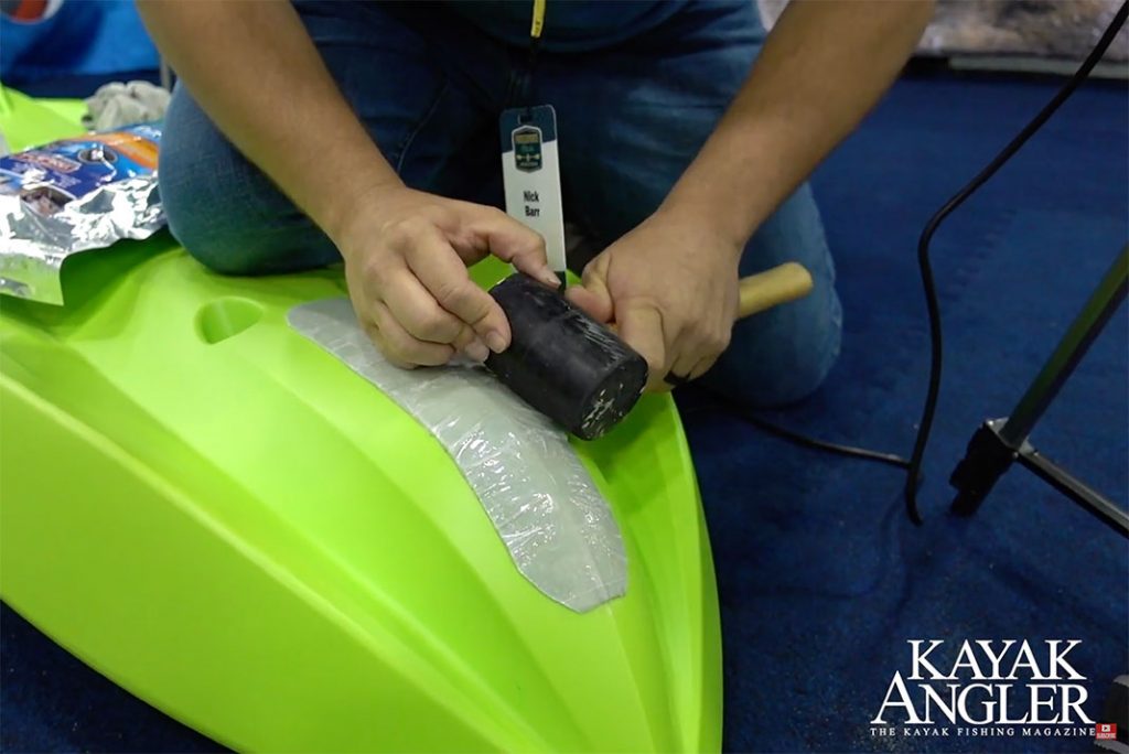 5 Steps To Patch Your Kayak With Gator Guards Kayak Angler