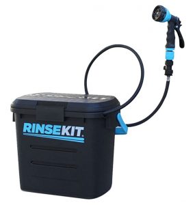 RinseKit pressurized portable shower