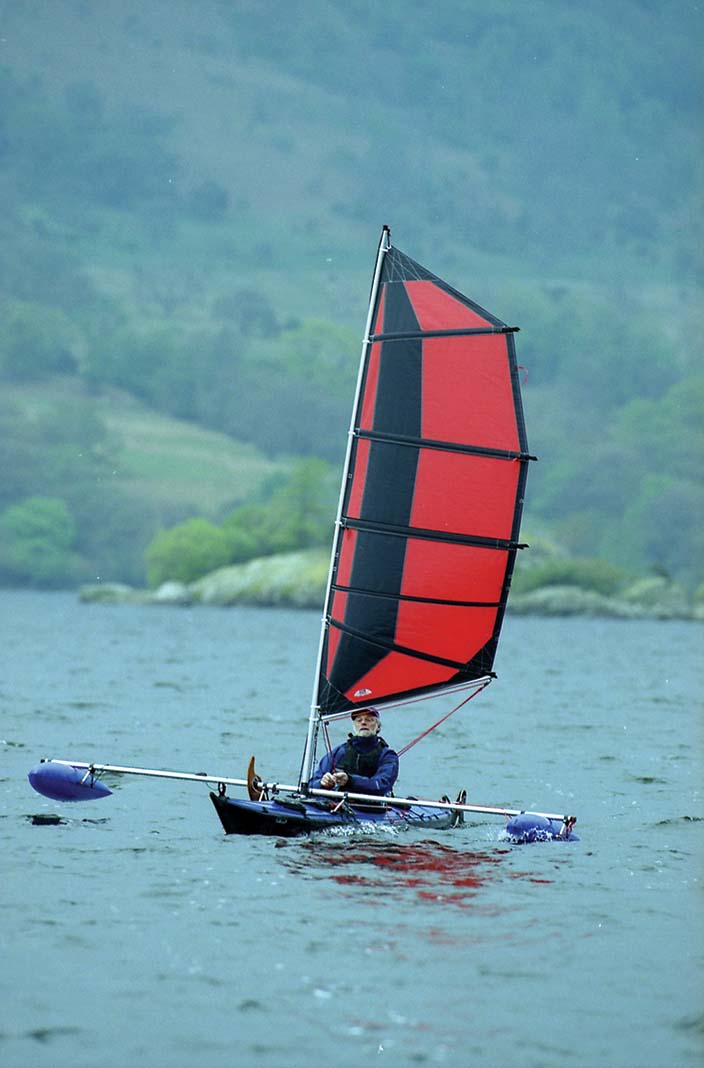 upwind kayak sail
