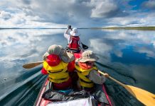 If you only follow one piece of advice in this magazine, let it be this: Don’t tether your kids to the canoe thwarts. | Photo: Dan Clark