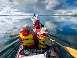 If you only follow one piece of advice in this magazine, let it be this: Don’t tether your kids to the canoe thwarts. | Photo: Dan Clark
