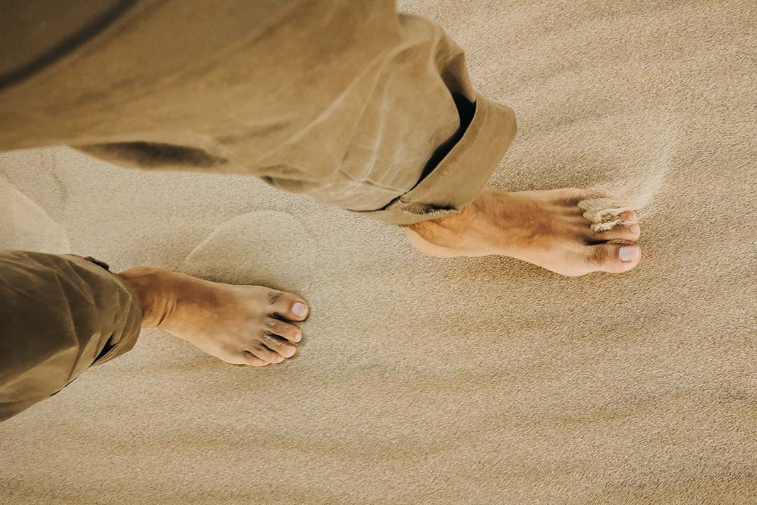 Walk around barefoot to stretch your paddling budget