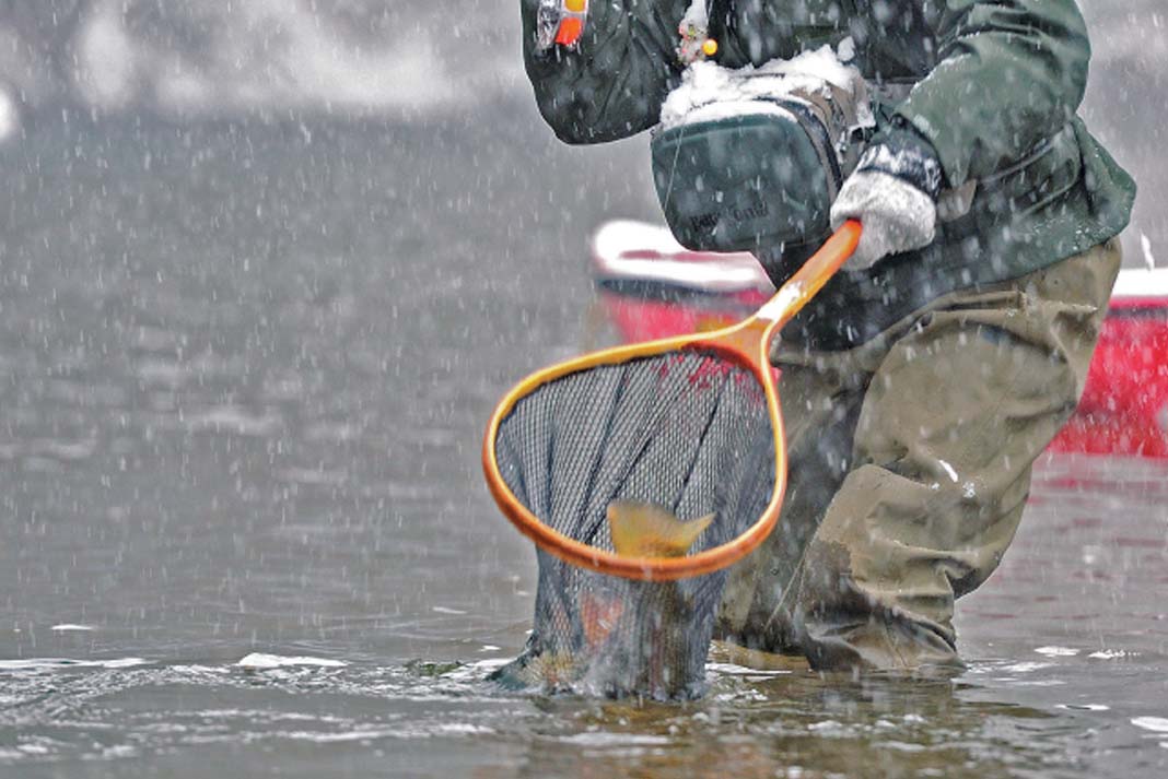 How To Fish Moving Water For A Winter Rush