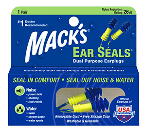 Mack's Ear Seals dual purpose earplugs