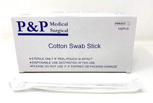 P&P Medical Surgical sterile cotton tipped applicator