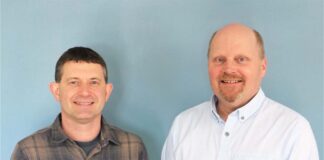 Branches’ new president Jason Eccles (left) pictured with Ed Vater (right). | Photo: Courtesy Branches