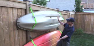 Backyard Kayak storage Solution