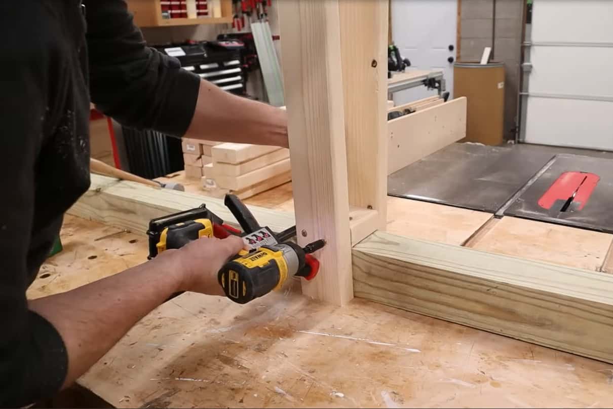 MWA Woodworks builds cross brace pieces for a DIY Kayak Rack