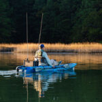 Fishing Kayak Review: SeaStream Angler 120 PD man pedals SeaStream 120 Angler fishing kayak