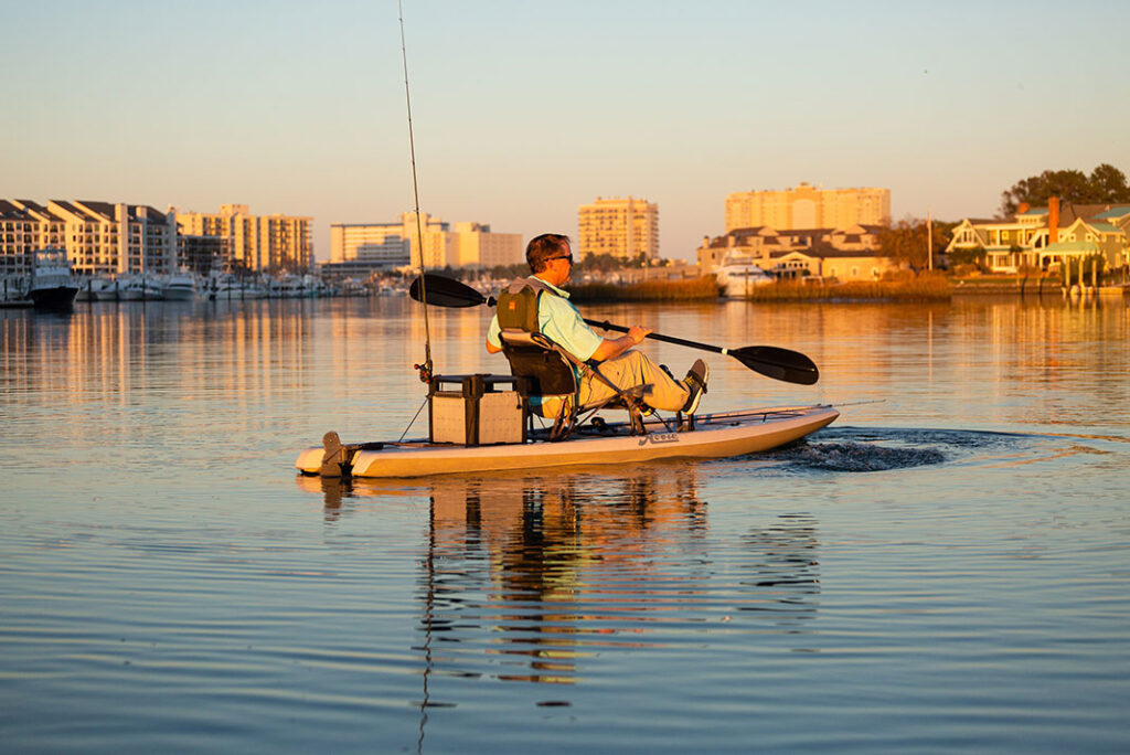 Hybrid SUP Kayak Review Hobie Mirage Lynx Kayak Angler