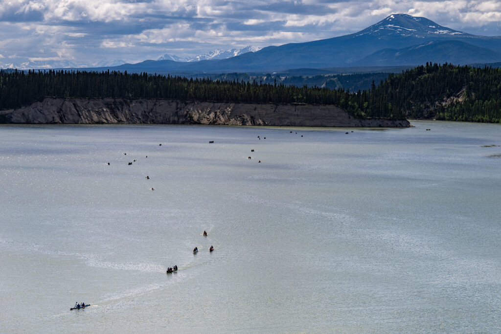 Overview shot Yukon River Quest