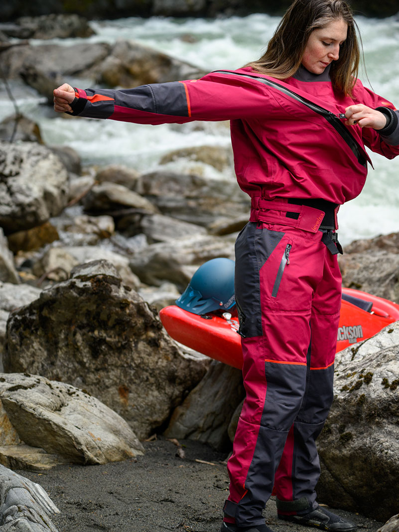 Kayaking Removable Drysuits Quick Dry Paddling Jacket Waterproof