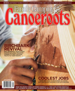 Cover of the Spring 2017 issue of Canoeroots Magazine