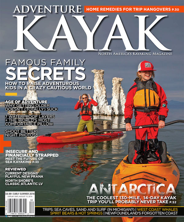 Cover of Adventure Kayak Magazine Early Summer 2016 issue