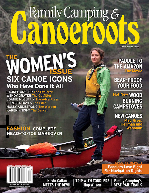 Cover of Canoeroots Magazine Summer/Fall 2009 issue