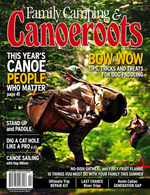 Cover of Canoeroots Magazine Early Summer 2010 issue