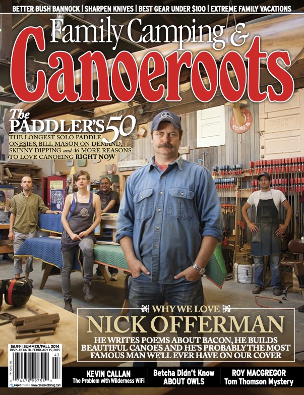 cover of Canoeroots Mgaazine, Summer/Fall 2014 issue