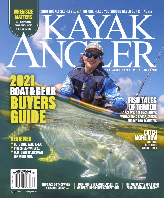 Kayak Angler magazine, Summer 2021 issue