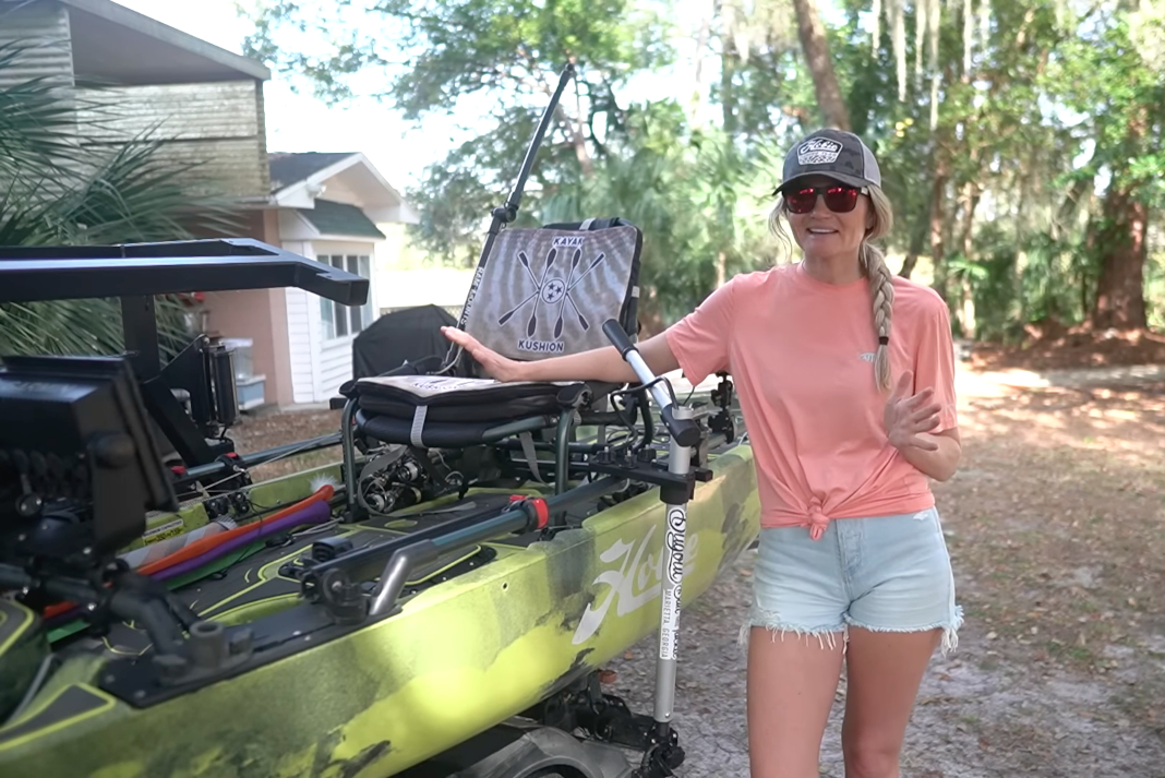 Kristine Fischer shares complete 2023 kayak rigging.