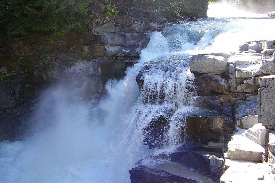 Ashlu Falls on the Ashlu River in British Columbia