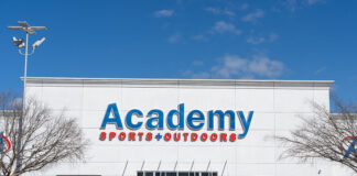 exterior of an Academy Sports store location