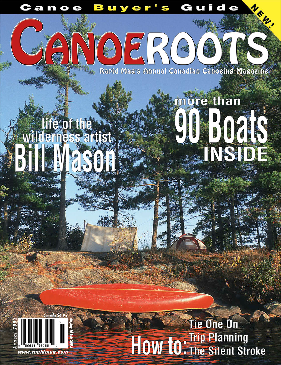 Canoeroots Annual 2002 cover