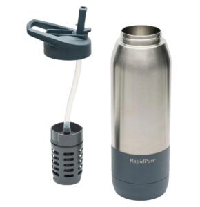 RapidPure insulated water bottle with lid