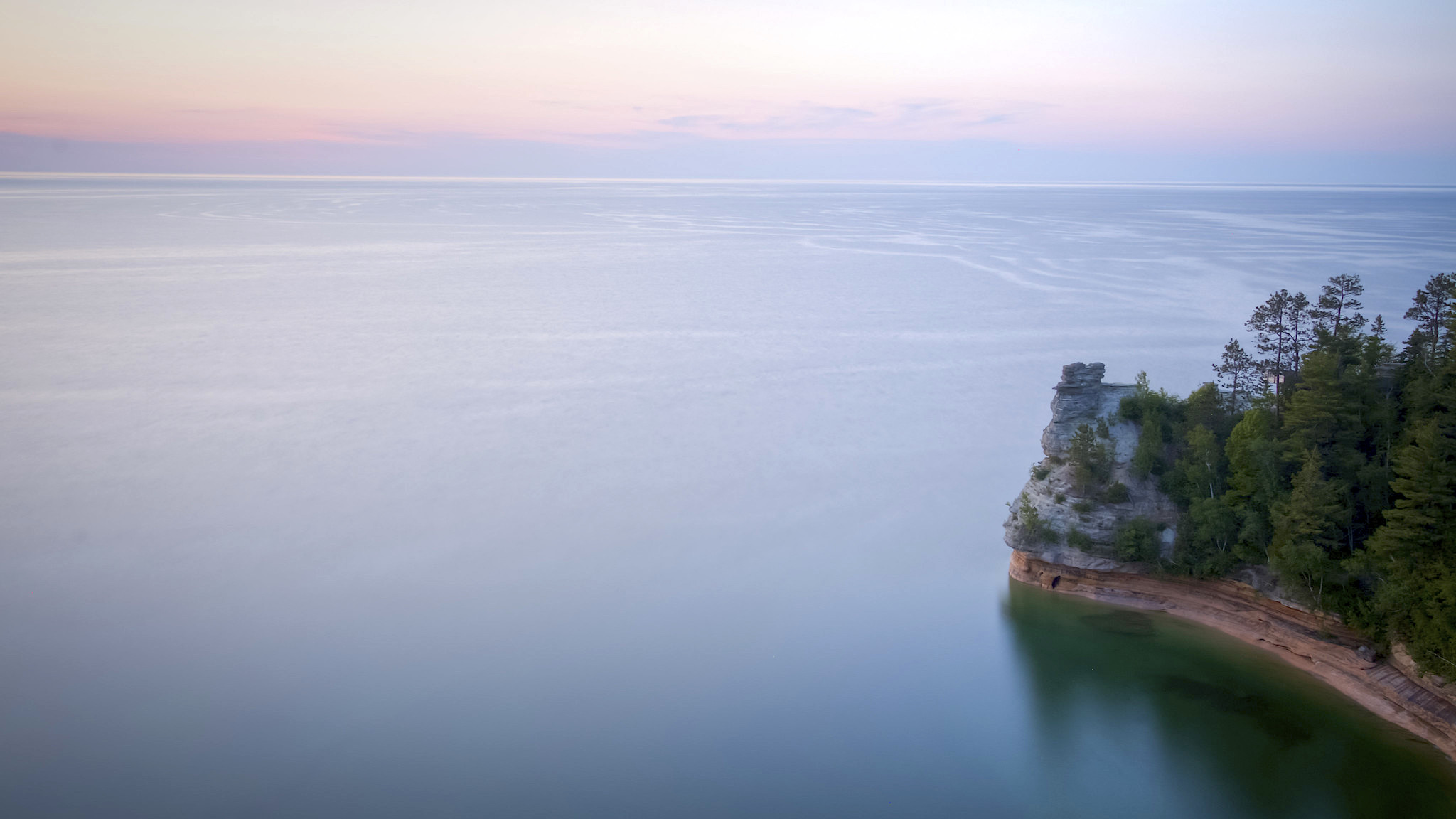 Pictured Rocks on Lake Superior