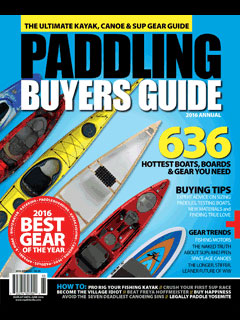 Cover of the 2016 Paddling Buyer's Guide