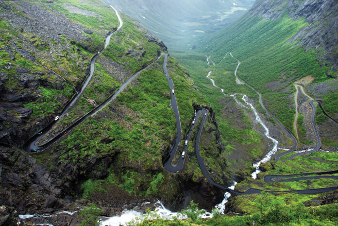 Going Slowly on Norway's Trollstigen Road |