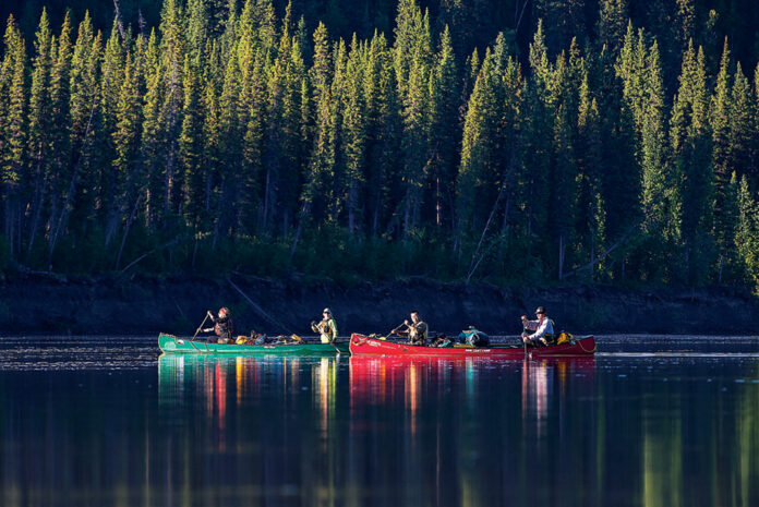 I WOULD PADDLE 500 MILES, AND I WOULD PADDLE 500 MORE, JUST TO BE THE MAN WHO PADDLES 1,000 MILES TO FALL DOWN AT YOUR DOOR. | PHOTO: PETER MATHER