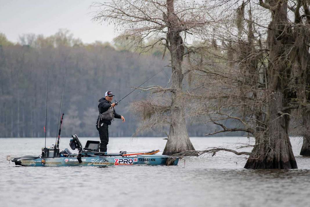 Angler at 2023 Hobie BOS in Louisiana