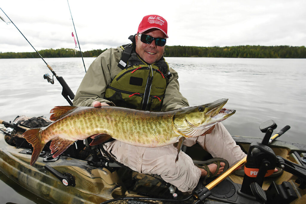 Muskie Fishing At Nestor Falls Kayak Angler