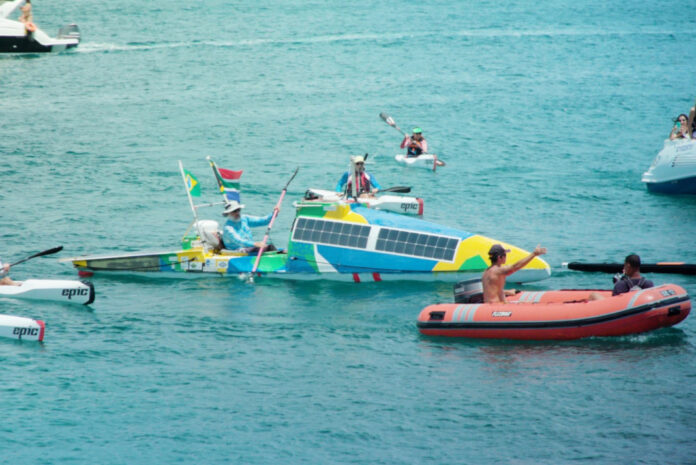 Richard Kohler completes unsupported crossing of Southern Atlantic Ocean