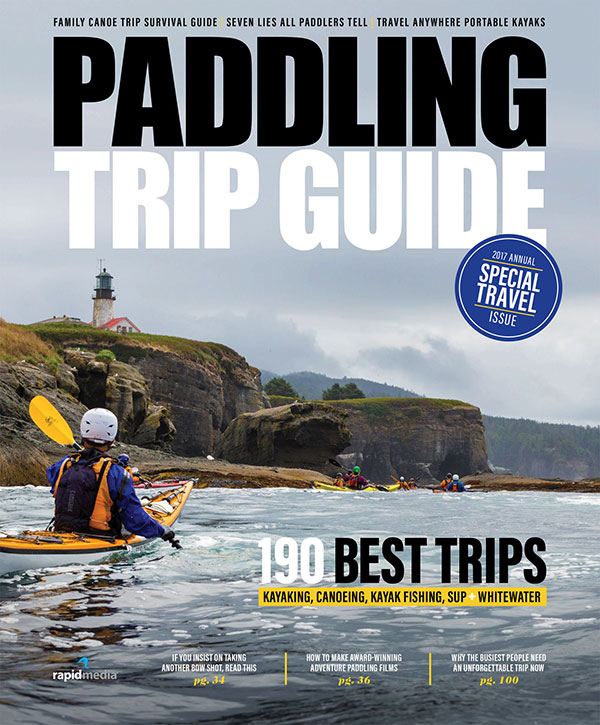 Cover of the 2017 Paddling Trip Guide