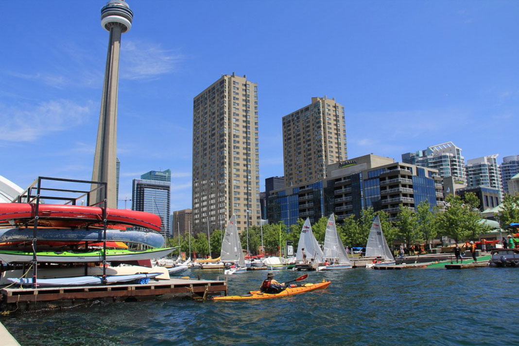 kayaker in Toronto