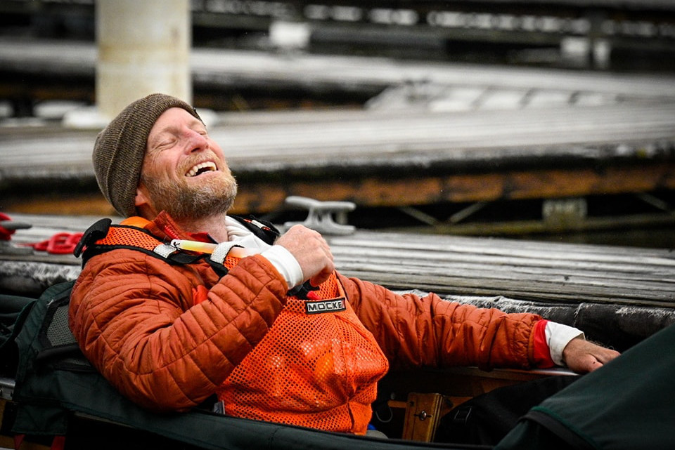 Paddler Paul Cox exhausted and celebrating new Mississippi speed record