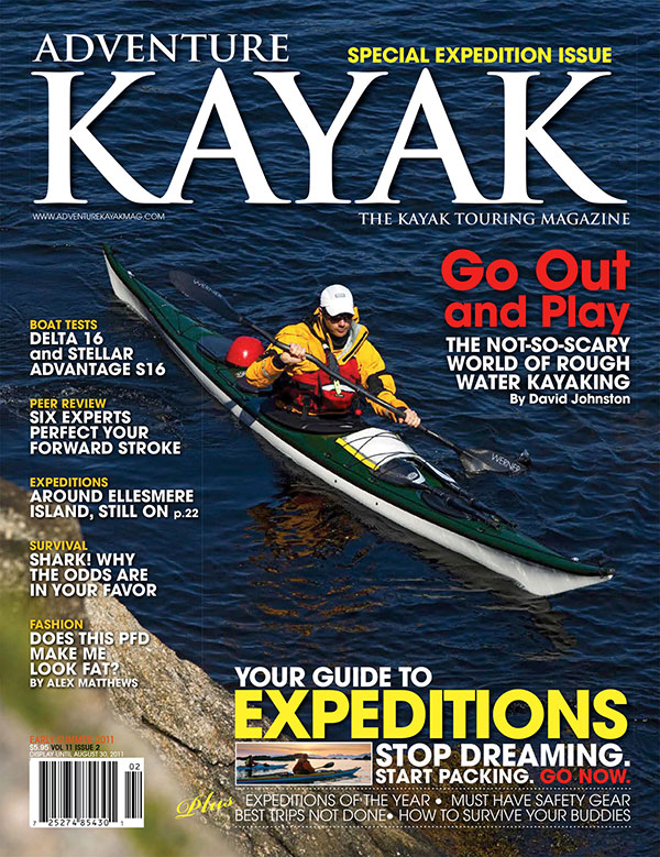 Cover of the Early Summer 2011 issue of Adventure Kayak magazine