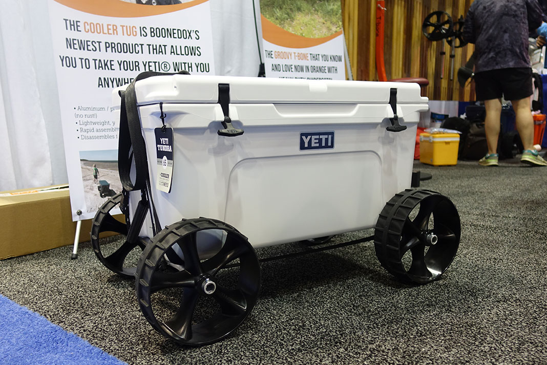 Boonedox cooler tug on display at ICAST 2023