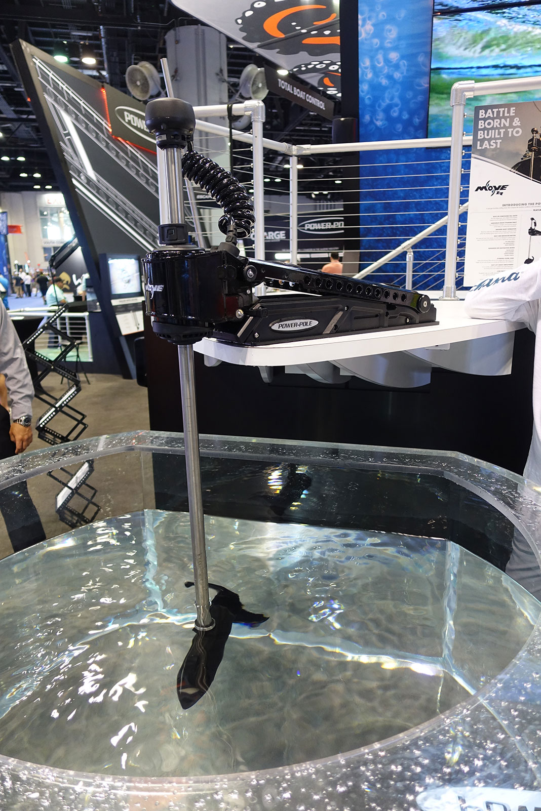 Power-Pole Move trolling motor on display at ICAST 2023