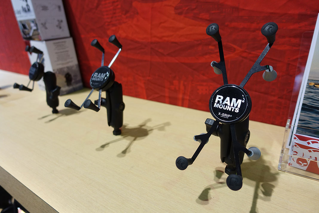 RAM Mounts X-Grip smartphone holder on display at ICAST 2023