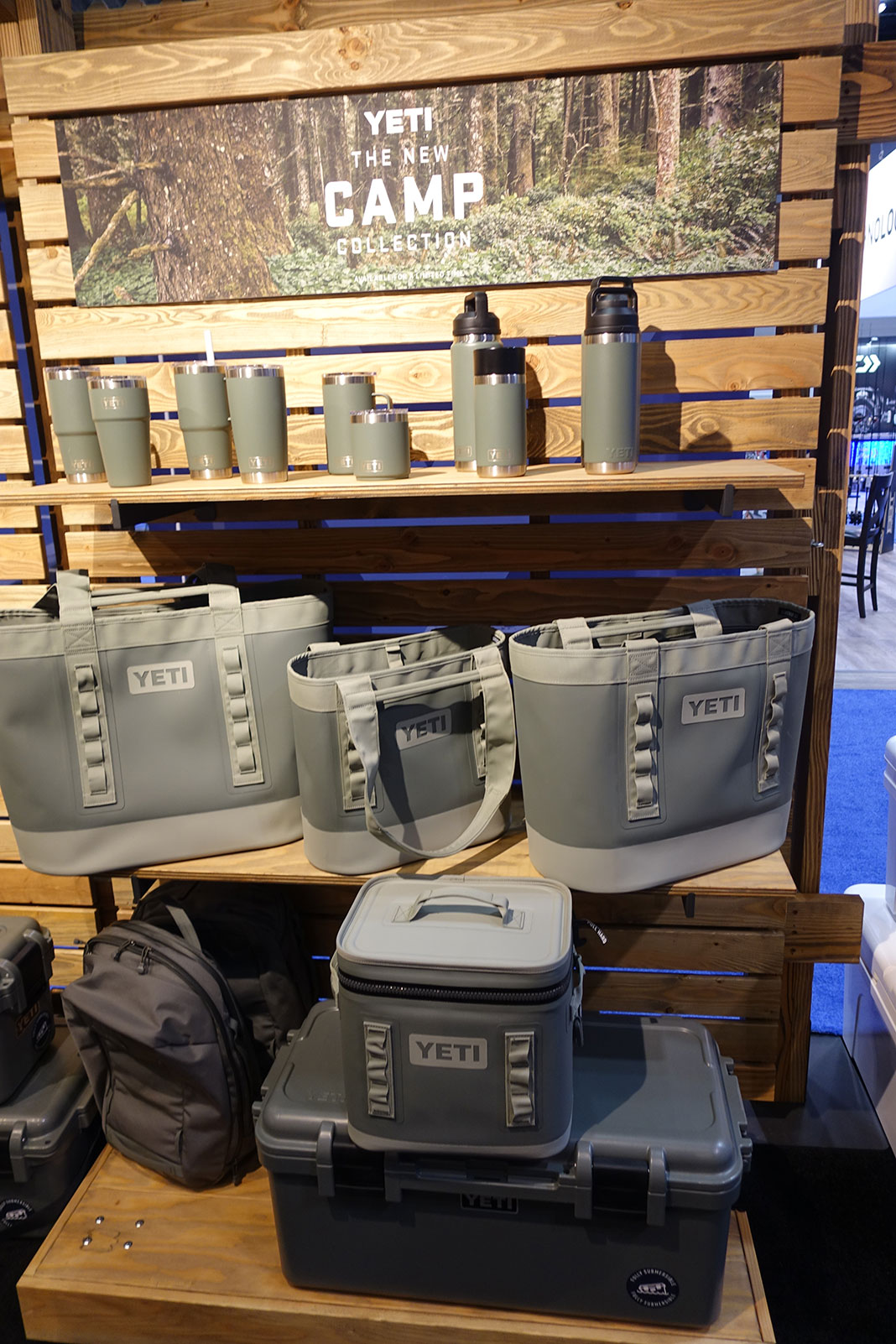 Yeti coolers on display at ICAST 2023