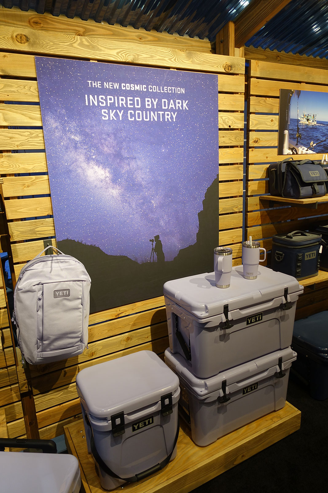 Yeti coolers on display at ICAST 2023